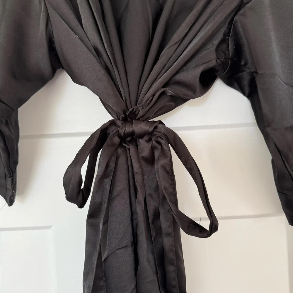 Satin Mini Robe - Picture 3 of 3